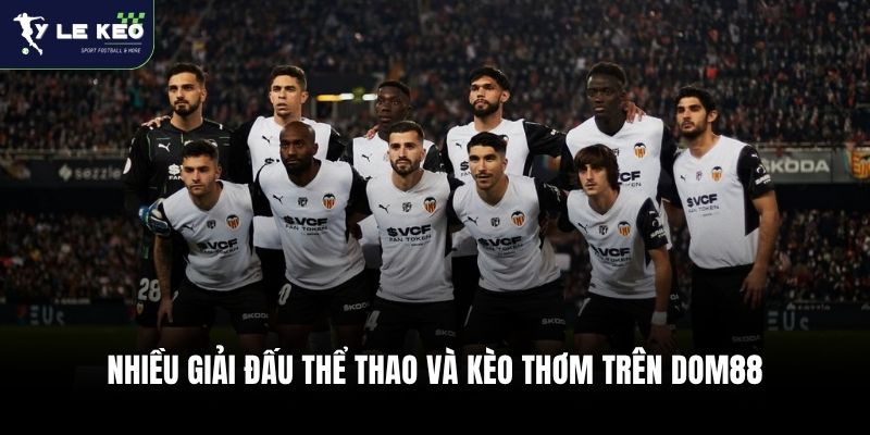 Dom88 - Nhà Cái Cá Cược Với Hơn 150 Slot Game Hấp Dẫn 2 Nhiều giải đấu thể thao và kèo thơm trên Dom88