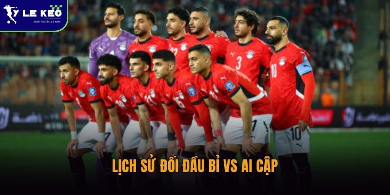 Lịch sử đối đầu Bỉ vs Ai Cập