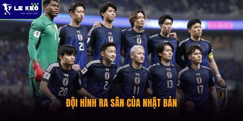 Đội hình ra sân của Nhật Bản